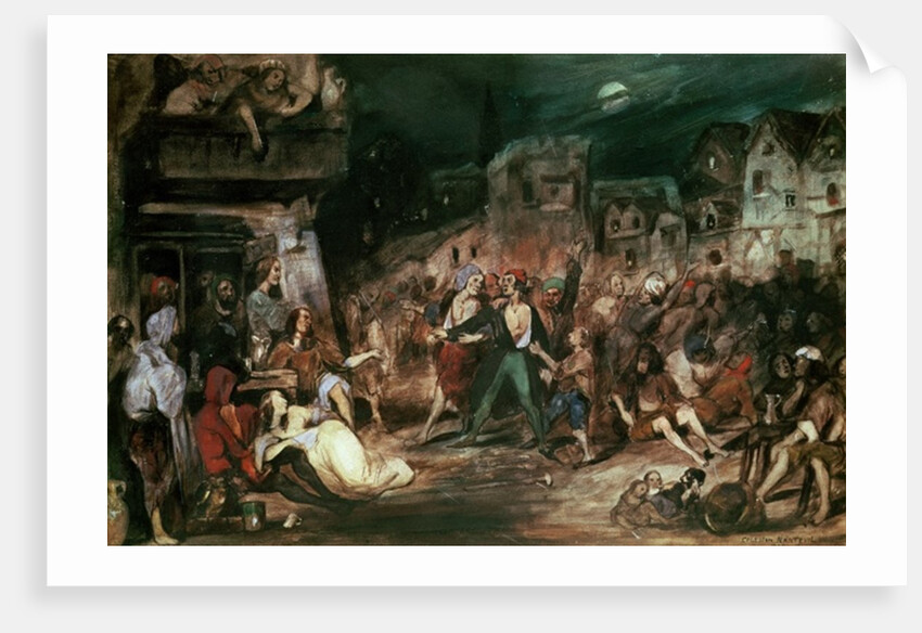 Gringoire in the Court of Miracles by Celestin Francois Nanteuil