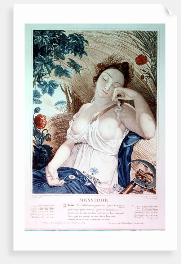 Messidor, tenth month of the Republican Calendar by Louis Lafitte