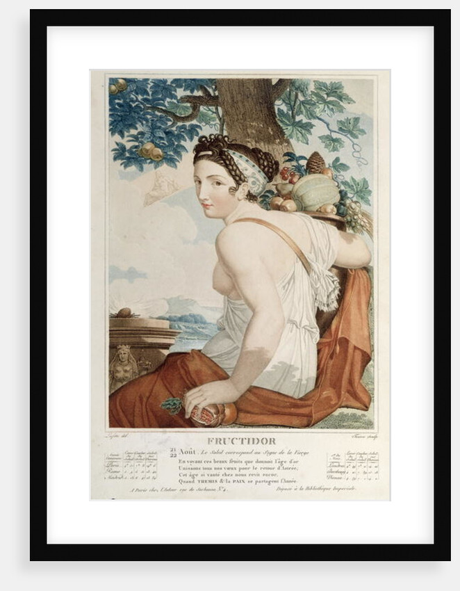 Fructidor twelfth month of the Republican Calendar by Louis Lafitte