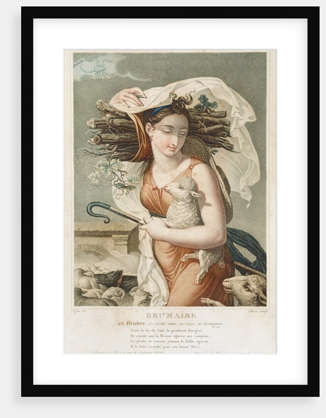 Brumaire, second month of the Republican Calendar, French, c.1794 by Louis Lafitte