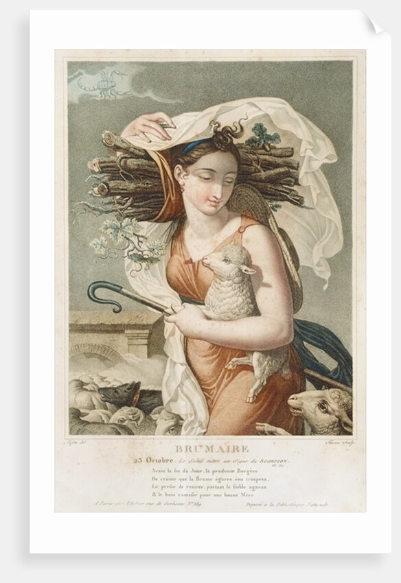 Brumaire, second month of the Republican Calendar, French, c.1794 by Louis Lafitte