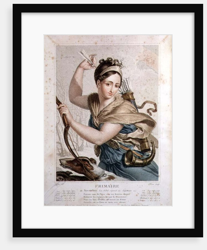 Frimaire, third month of the Republican Calendar by Louis Lafitte