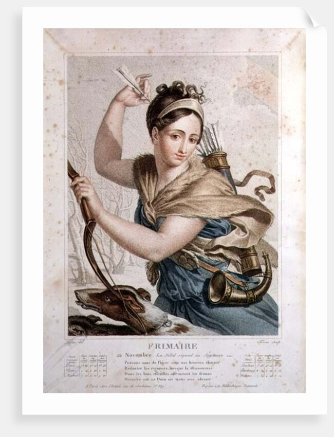 Frimaire, third month of the Republican Calendar by Louis Lafitte