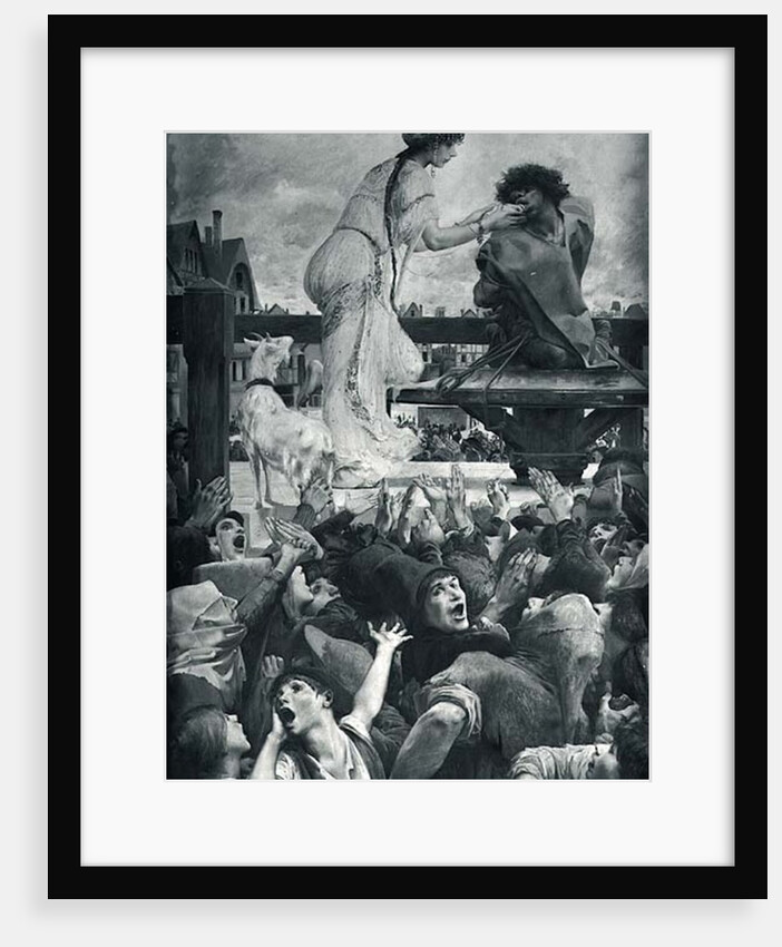 Esmeralda and Quasimodo, 1905 by Luc-Oliver Merson