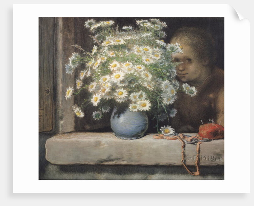 The Bouquet of Margueritas, 1866 by Jean-Francois Millet
