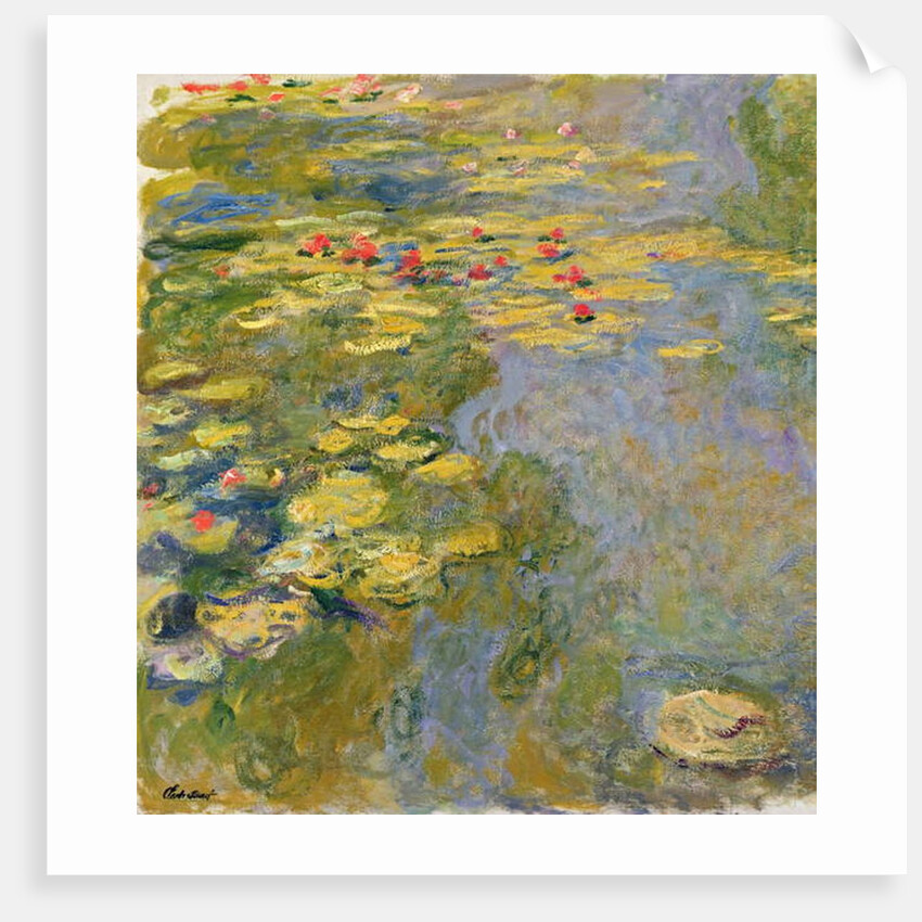 The Waterlily Pond, 1917-19 by Claude Monet