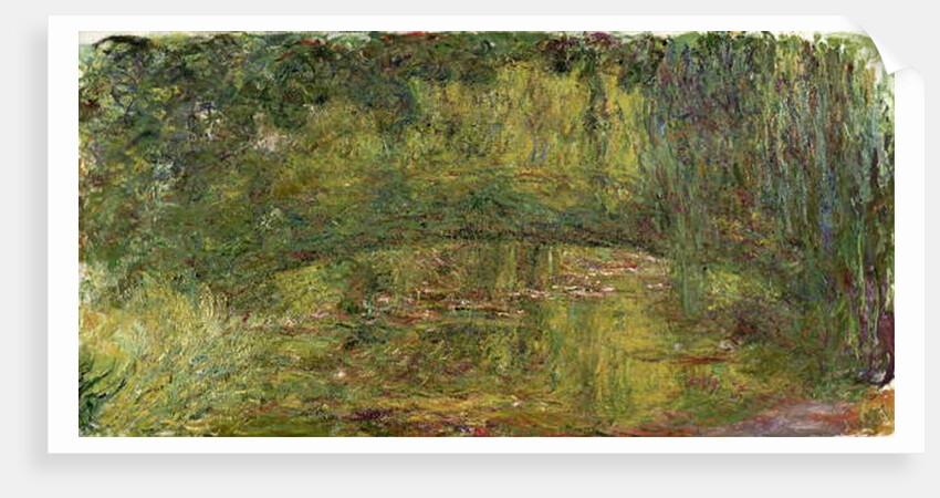 The Japanese Bridge, 1918 by Claude Monet