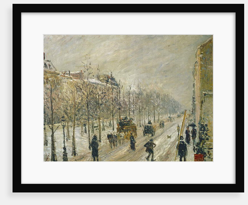 The Boulevards under Snow, 1879 by Camille Pissarro