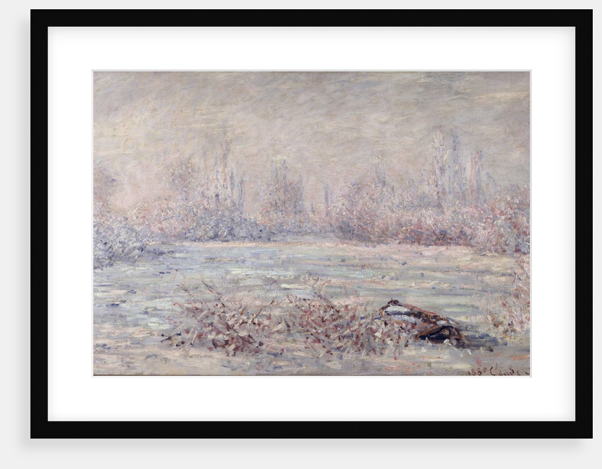 Frost near Vetheuil, 1880 by Claude Monet