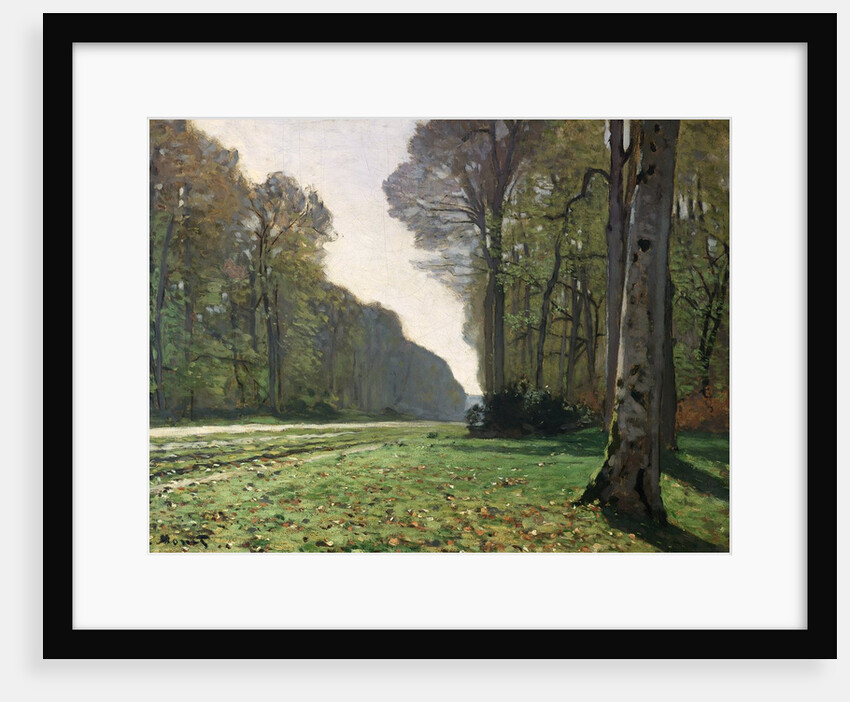 The Road to Bas-Breau, Fontainebleau, c.1865 by Claude Monet