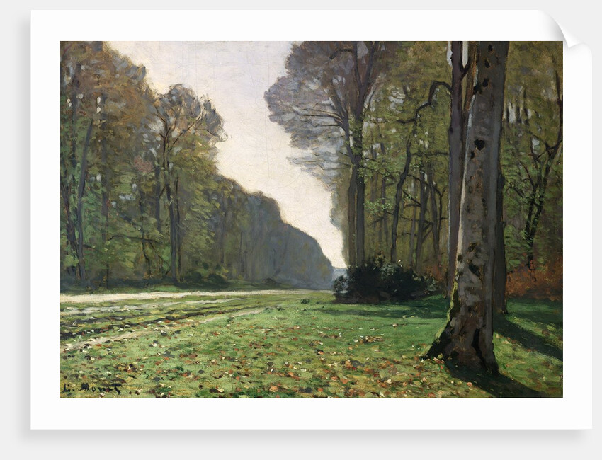 The Road to Bas-Breau, Fontainebleau, c.1865 by Claude Monet