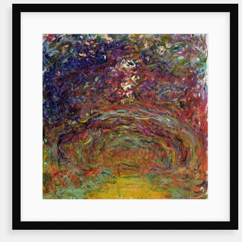 The Rose Path at Giverny, 1920-22 by Claude Monet