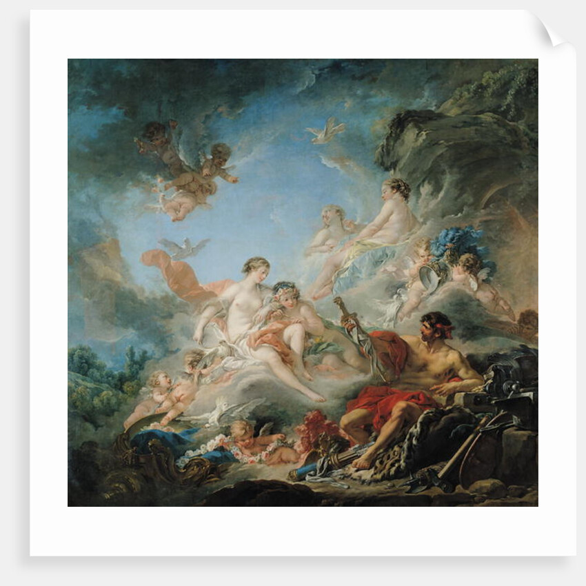 The Forge of Vulcan, tapestry cartoon, 1757 by Francois Boucher