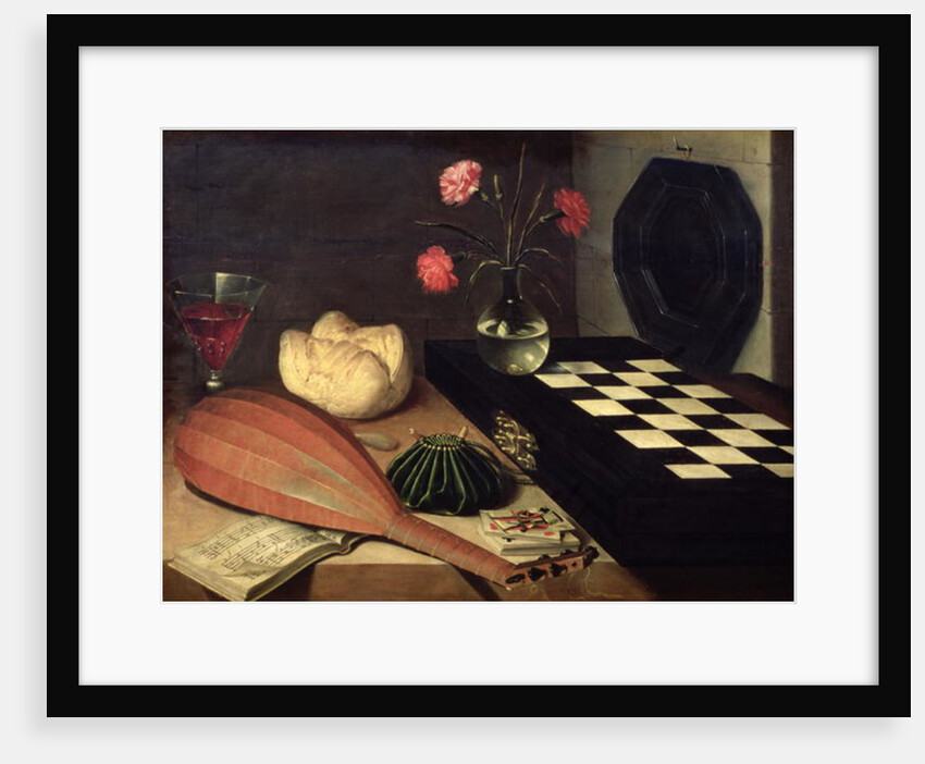 Still Life with Chess-board, 1630 by Lubin Baugin