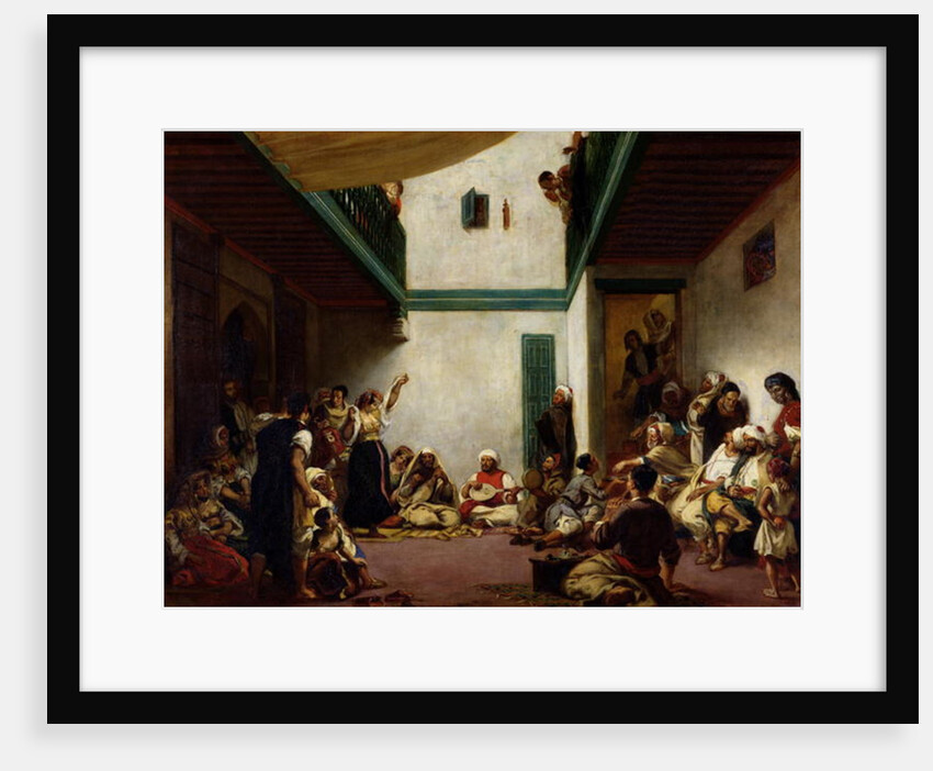 A Jewish wedding in Morocco, 1841 by Ferdinand Victor Eugene Delacroix