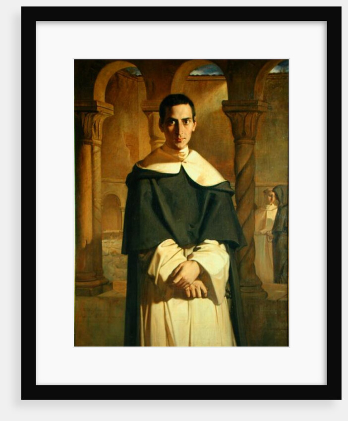 Portrait of Jean Baptiste Henri Lacordaire, French prelate and theologian, 1841 by Theodore Chasseriau
