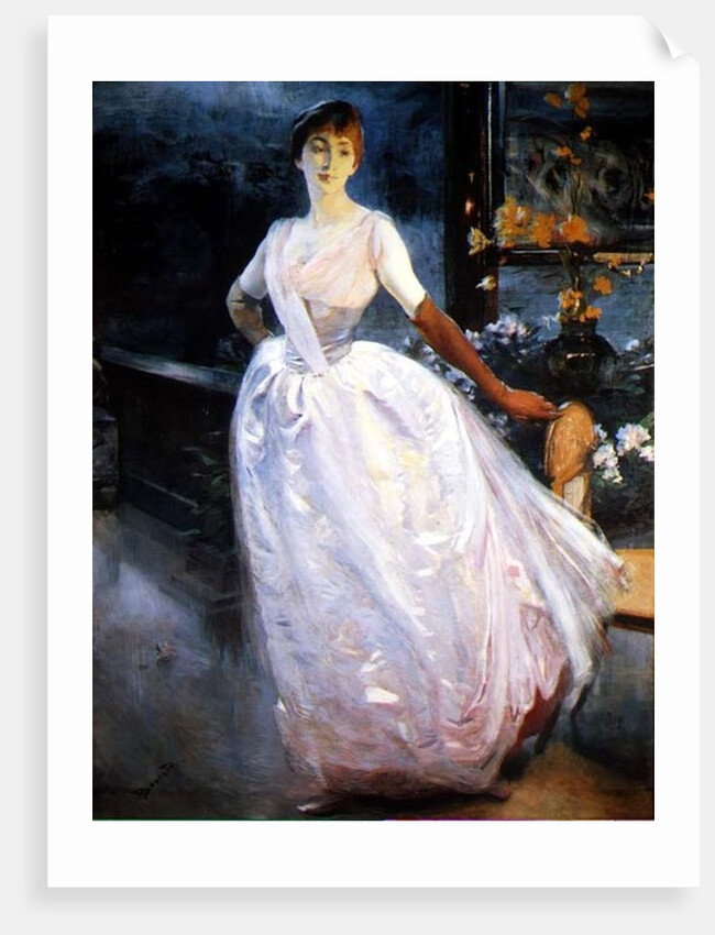 Portrait of the Artist's Wife, Madame Roger Jourdain, c.1886 by Paul Albert Besnard