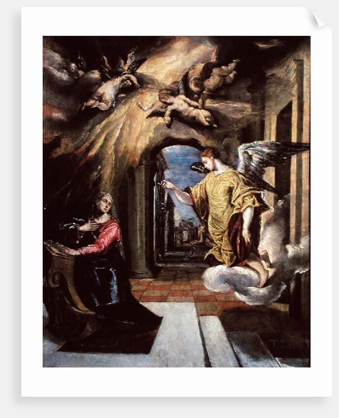 The Annunciation, c.1570-73 by El Greco