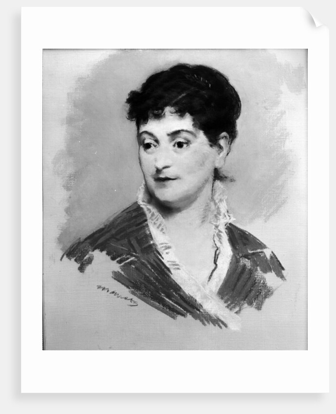 Portrait of Madame Emile Zola, 1874 by Edouard Manet