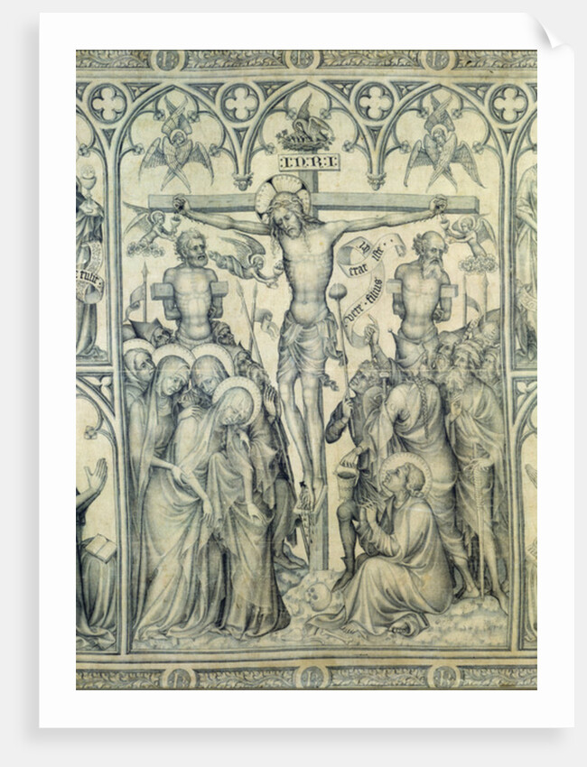 The Parement of Narbonne, detail of the Crucifixion, c.1375 by French School