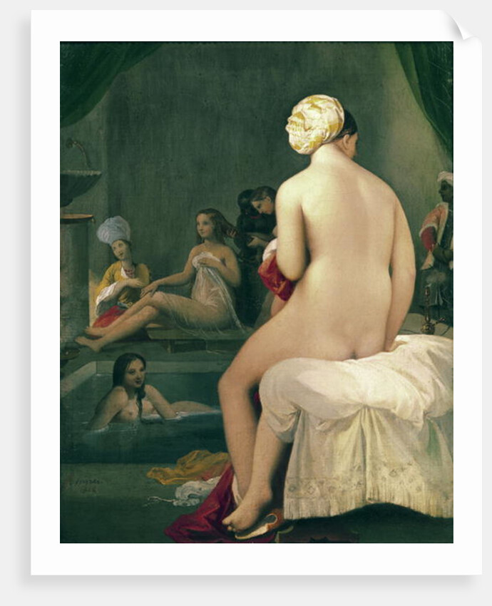 The Little Bather in the Harem, 1828 by Jean Auguste Dominique Ingres