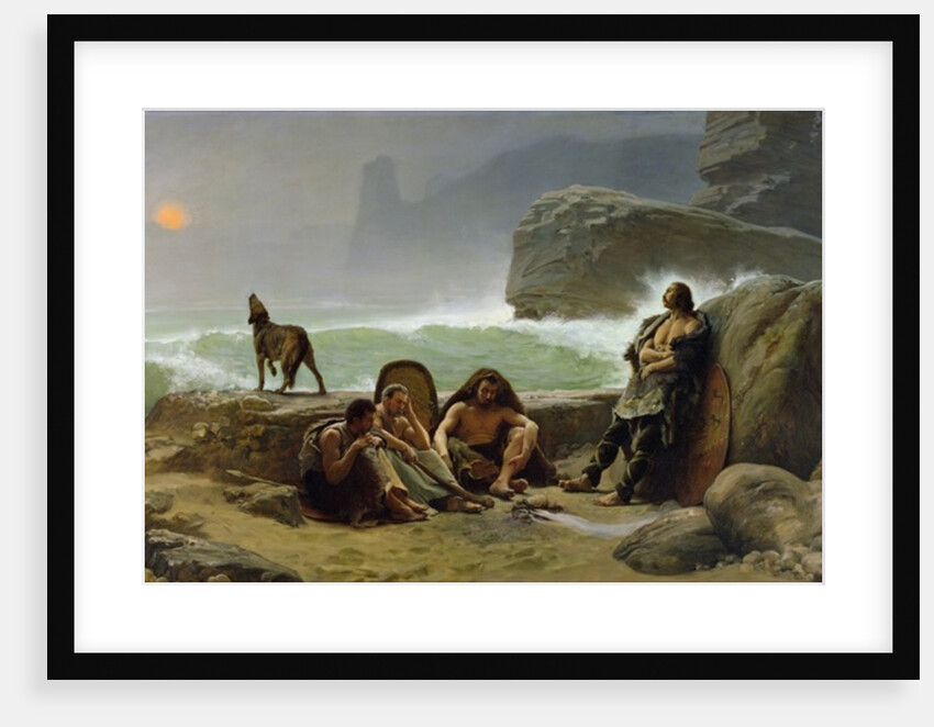 The Gaulish Coastguards, 1888 by Jean Jules Antoine Lecomte du Nouy