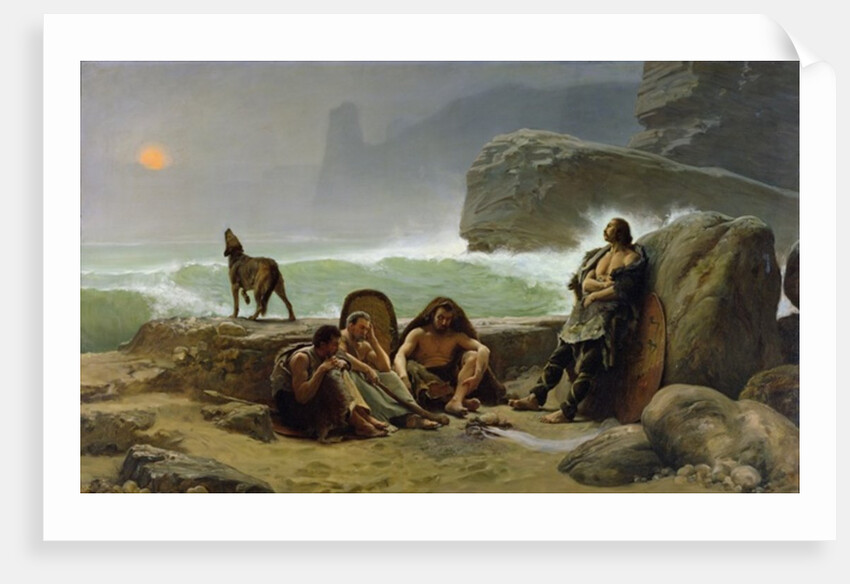 The Gaulish Coastguards, 1888 by Jean Jules Antoine Lecomte du Nouy