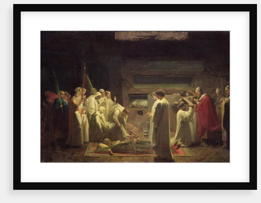 The Martyrs in the Catacombs, 1855 by Jules Eugene Lenepveu
