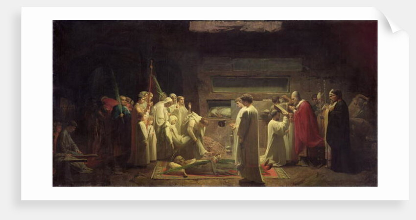 The Martyrs in the Catacombs, 1855 by Jules Eugene Lenepveu