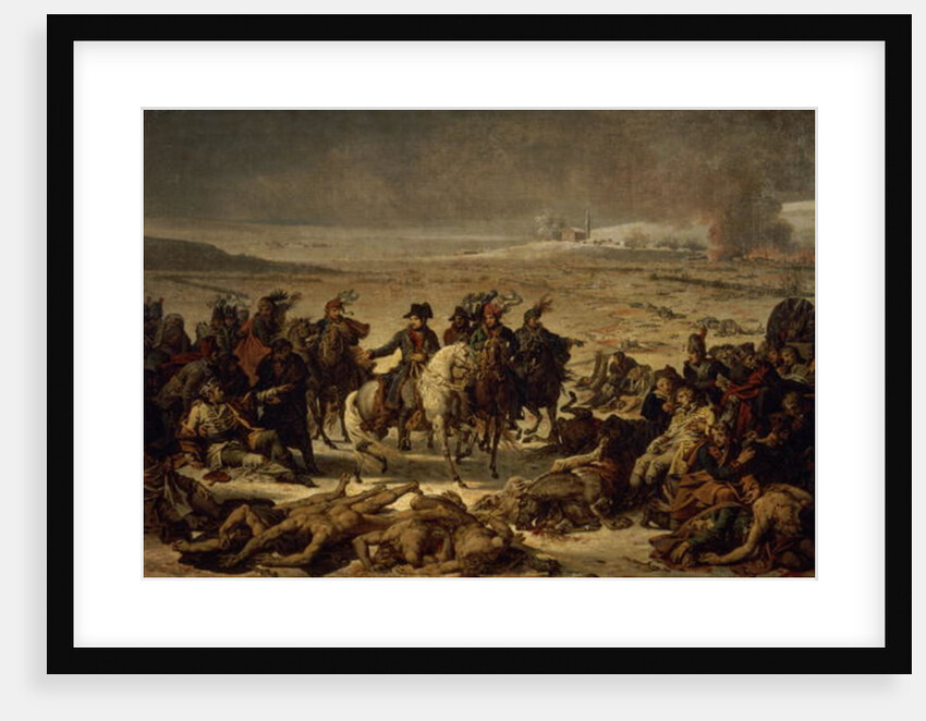 After the Battle of Eylau, 9th February 1807 by Charles Meynier