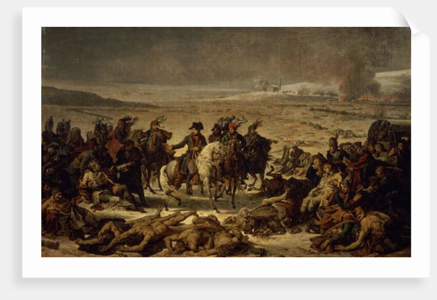After the Battle of Eylau, 9th February 1807 by Charles Meynier