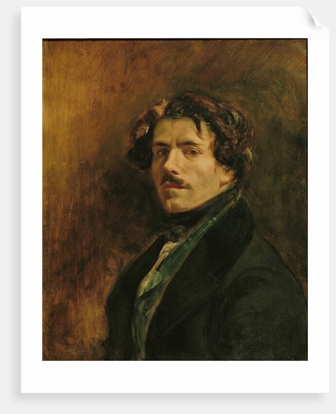 Self Portrait, c.1837 by Ferdinand Victor Eugene Delacroix