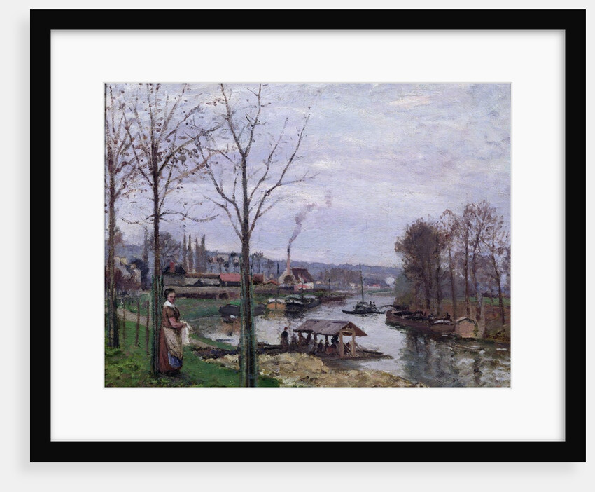 The Washing House, Pontoise Port-Marly, or The Wash-house, 1872 by Camille Pissarro