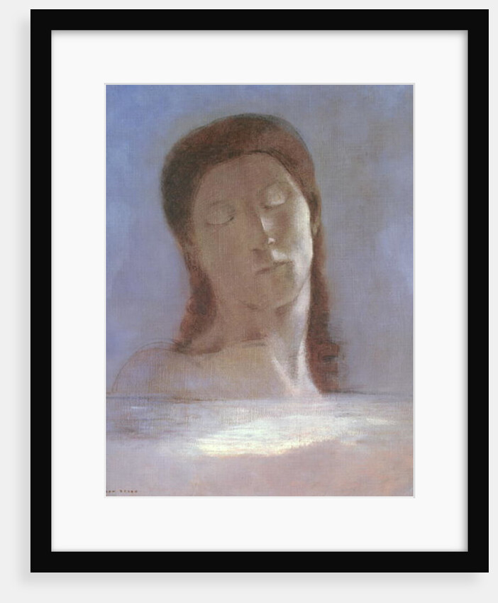 The Closed Eyes, 1890 by Odilon Redon