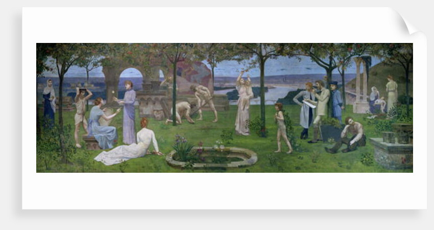 Between Art and Nature, 1890 by Pierre Puvis de Chavannes