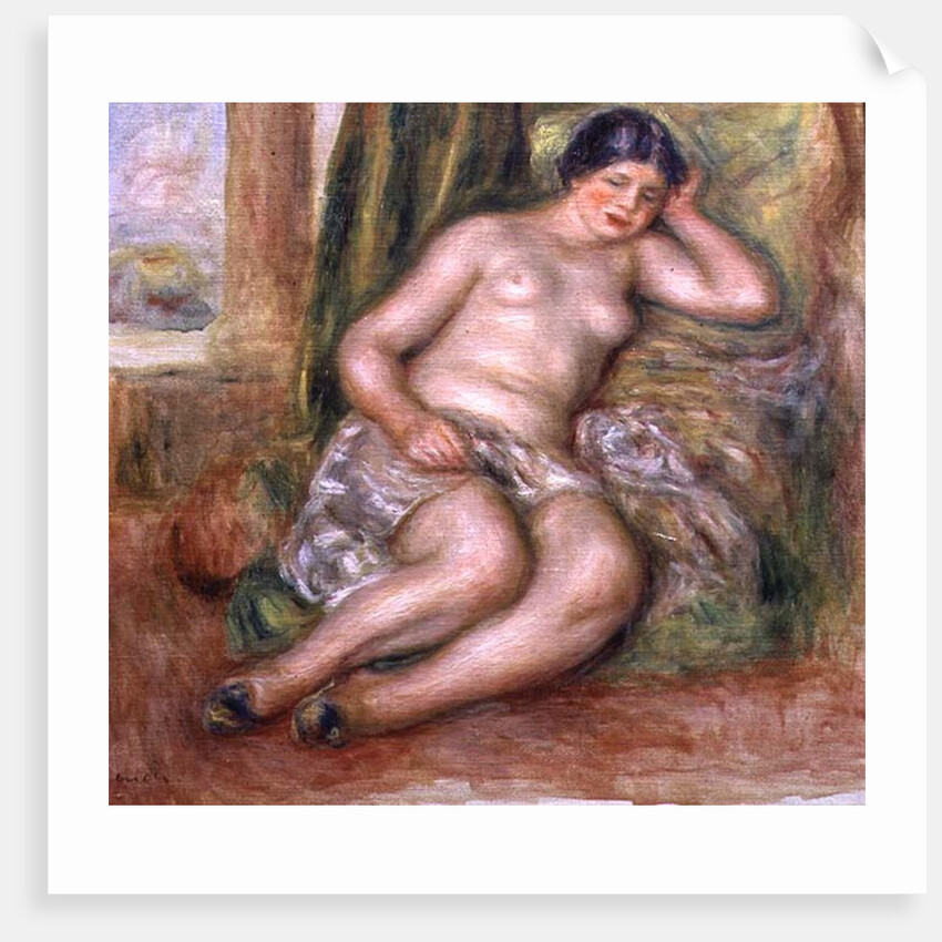 Sleeping Odalisque, or Odalisque in Turkish Slippers, c.1915-17 by Pierre Auguste Renoir