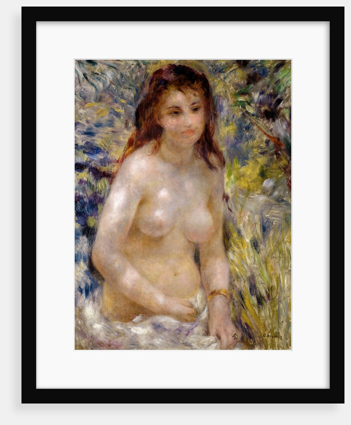 Study. Torso, effect of sunlight, c.1875-76 by Pierre Auguste Renoir
