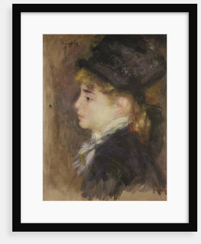 Portrait of a woman, possibly Margot, c.1876-78 by Pierre Auguste Renoir