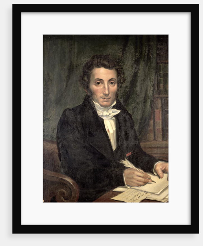 Portrait of Rene Caillie, French explorer of north-west Africa, 1830 by Amelie Legrand de Saint-Aubin