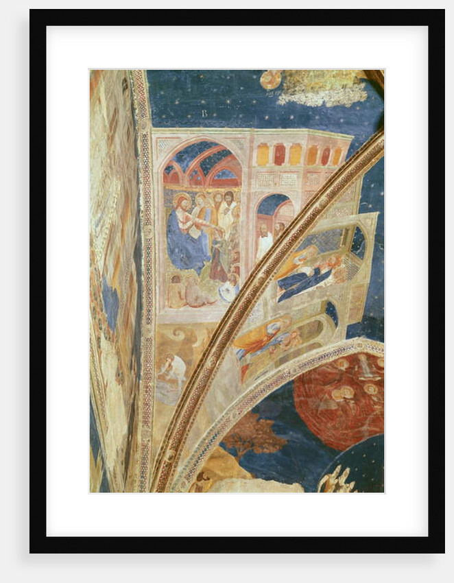The Calling of St. Martial, a fisherman by Matteo di Giovanetto da Viterbo