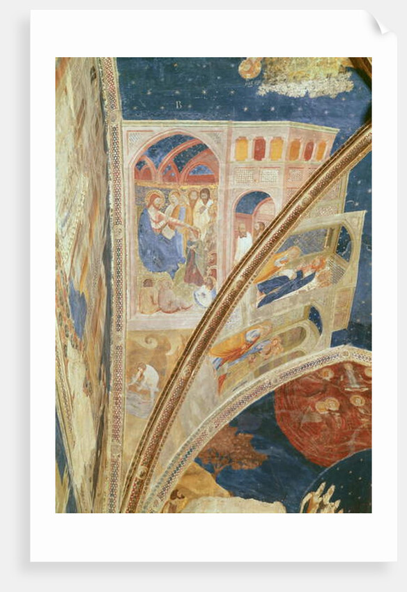 The Calling of St. Martial, a fisherman by Matteo di Giovanetto da Viterbo