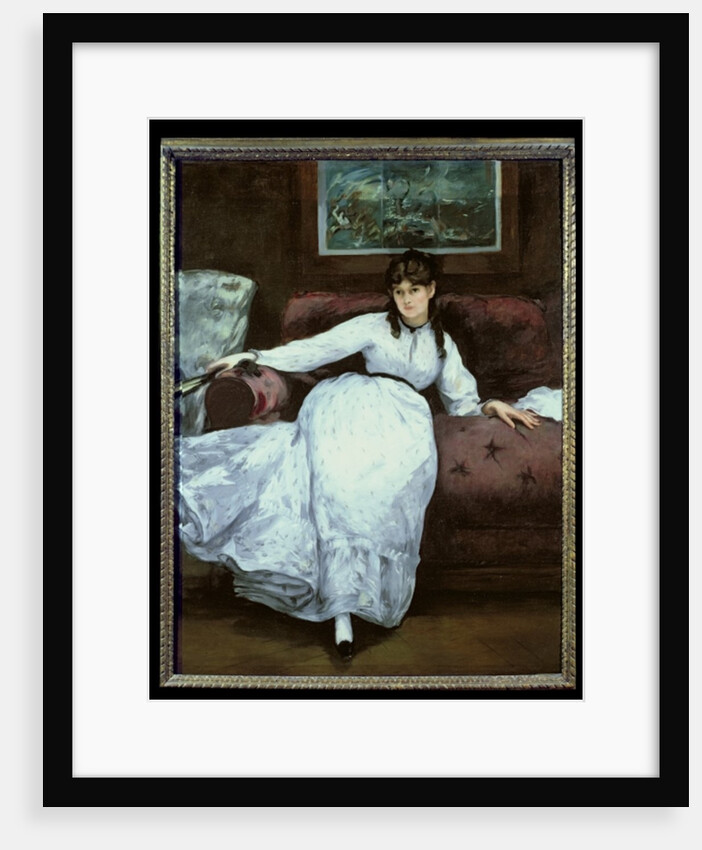 The Rest, portrait of Berthe Morisot, 1870 by Edouard Manet