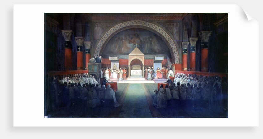 The Chapter of the Order of the Templars held at Paris, 22nd April 1147, 1844 by Francois-Marius Granet