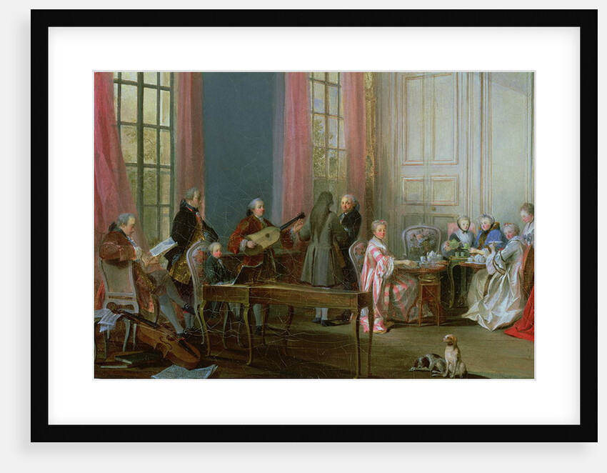 The Young Mozart at the clavichord by Michel Barthelemy Ollivier or Olivier