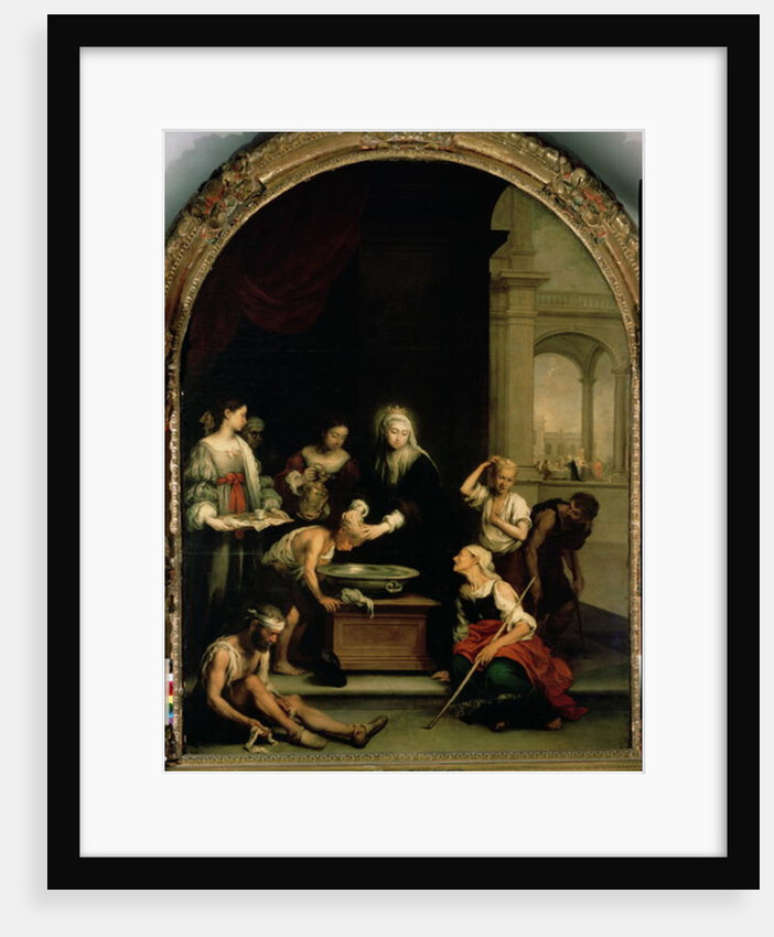 St. Elizabeth of Hungary tending the sick and leprous, c.1671-74 by Bartolome Esteban Murillo