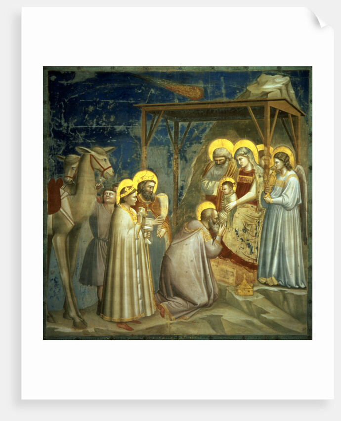 Adoration of the Magi in the Scrovegni Chapel, Padua, 1303-05 by Giotto