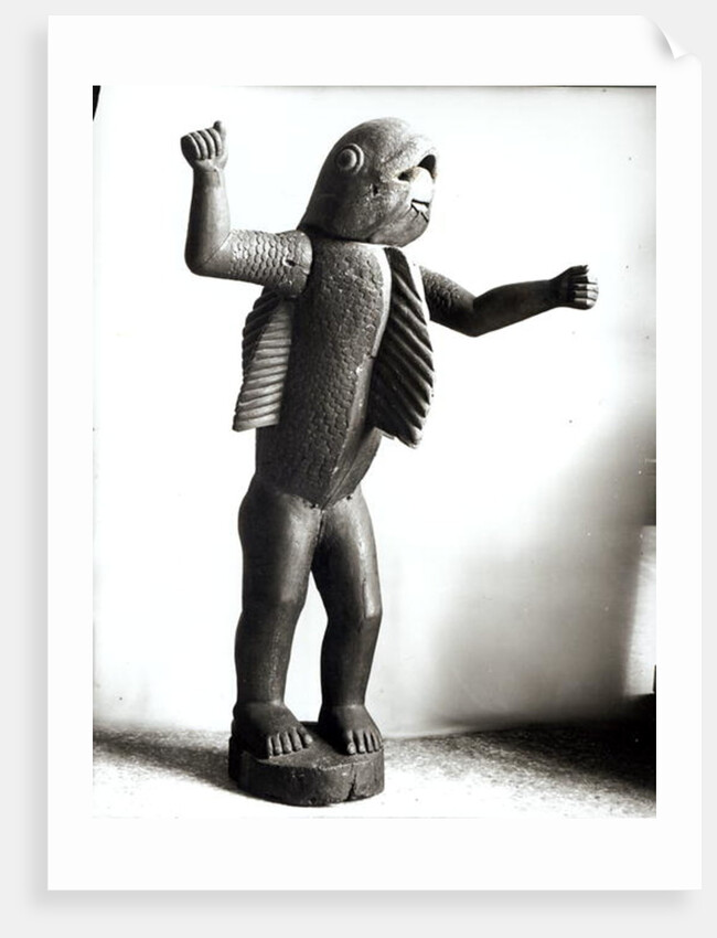 Statue of Gle-Gle called the Lion king of the Dan Home by Anonymous