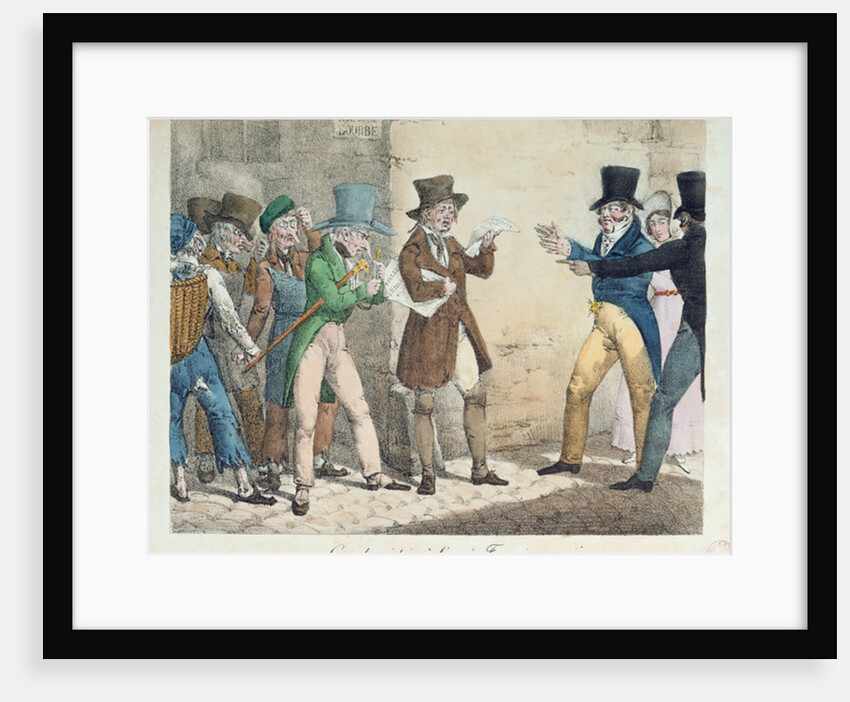 Great victory of the French Army, announcement of victory at the Battle of Trocadero, September 1823 by French School