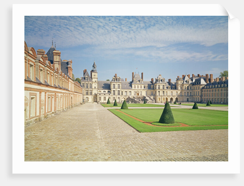 White Horse Courtyard, Palace of Fontainebleau by Anonymous