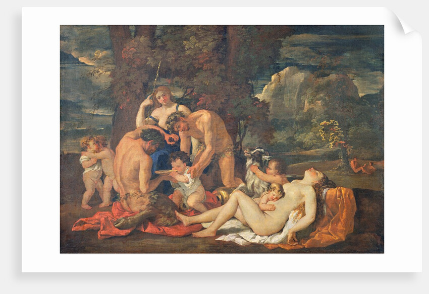 The Infancy of Bacchus, or The Little Bacchanal, c.1624-25 by Nicolas Poussin